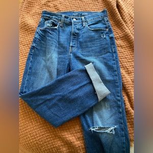 Old Navy High Waisted Jeans Size 8